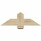 Ekena Millwork Eugene Rough Sawn Timber Gable Bracket, Douglas Fir, 36"W x 12"H x 4"D x 6"F, 8/12 Pitch GBW036X12X0406EUG00RDF - alternate 1